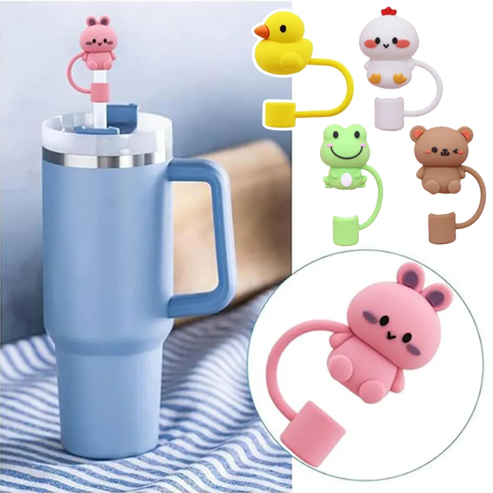 Universal Tumbler Straw Silicone Lid Cover