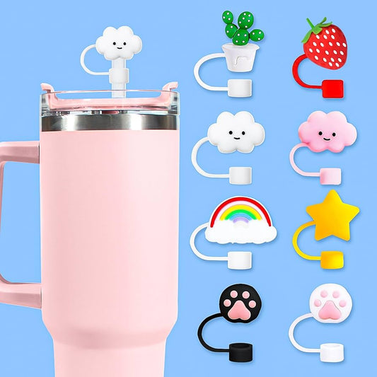 Universal Tumbler Straw Silicone Lid Cover